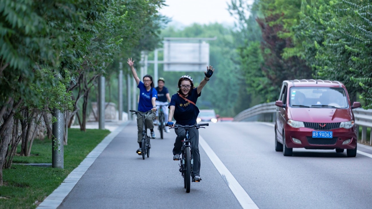 「騎行雁棲湖，凝聚團(tuán)隊(duì)力！」 一日騎行團(tuán)建，挑戰(zhàn)與美景同行！
